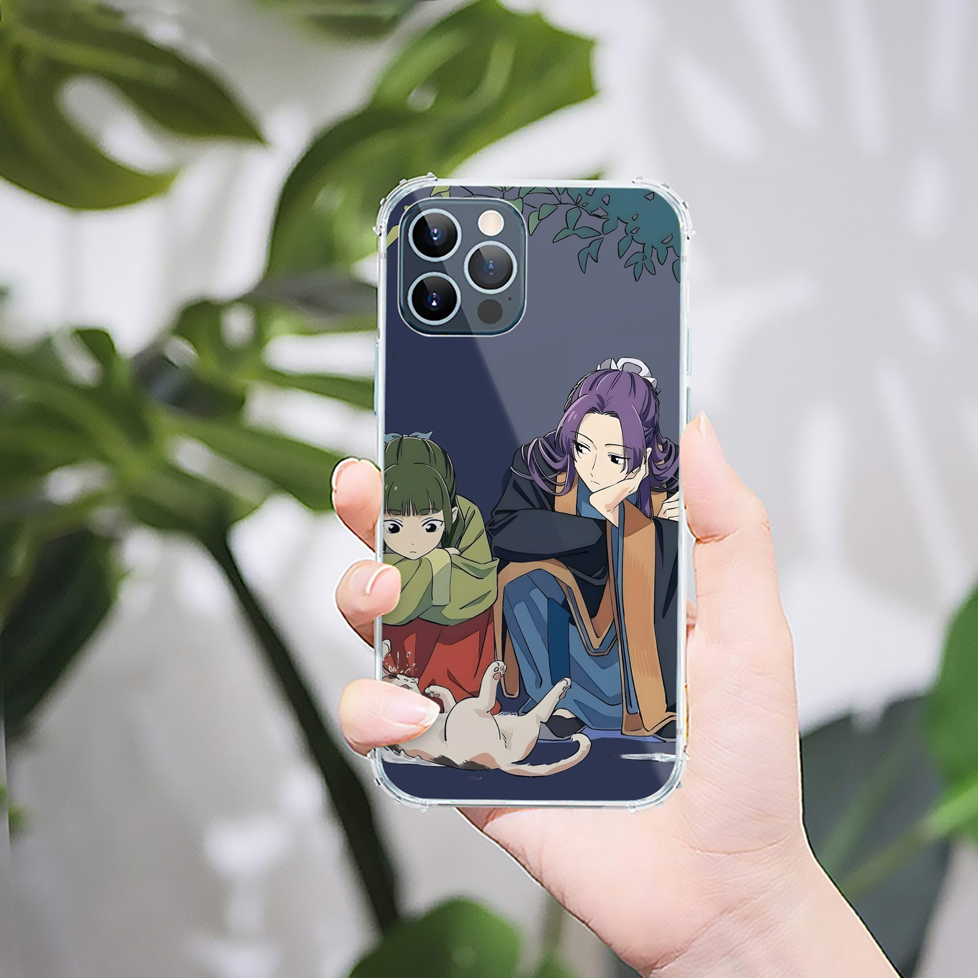 （画像用） 薬屋のひとりごと The Apothecary Diaries 【iPhone 12シリーズ対応】透明スマホケース（クリアソフトケース）